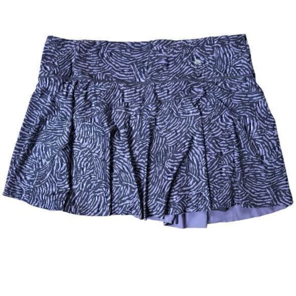 Athleta‎ Purple Ace Printed Stretchy Polyester 13.5 Tennis Skort Plus Size 3X